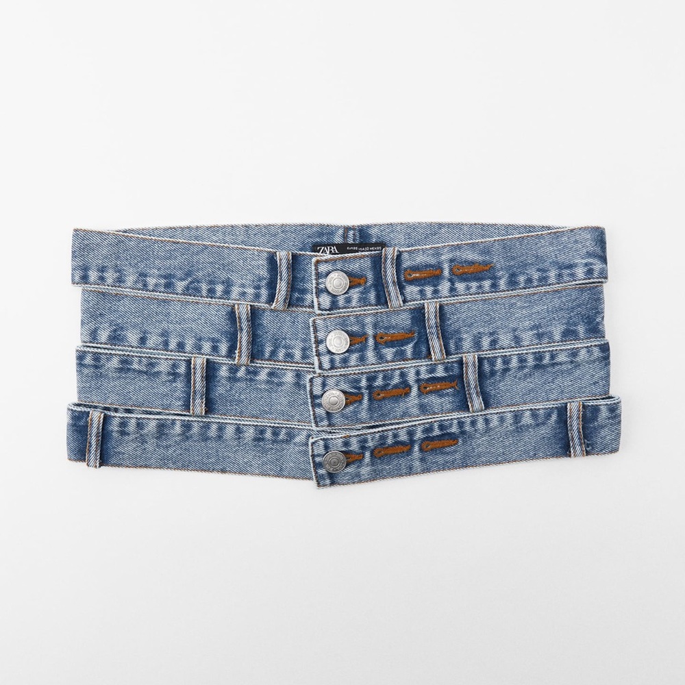 Zara Denim Sash Belt